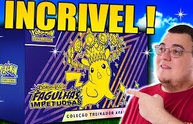 ABRI A NOVA COLEÇÃO TREINADOR AVANÇADO DE FAGULHAS IMPETUOSAS CARTAS POKEMON TCG UNBOXING