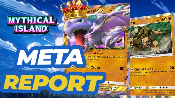 Aerodactyl EX is CRUSHING! Golem is a TRAP!! BEST DECKS Meta Report for Pokemon Pocket