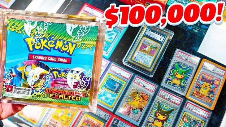 Buying RARE $100,000 Pokemon Cards At America Card Show! (BUYER POV)