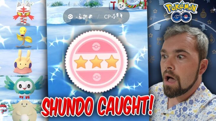 December Community Day Shundo Caught! Day 1 Shiny Grind! (Pokémon GO)