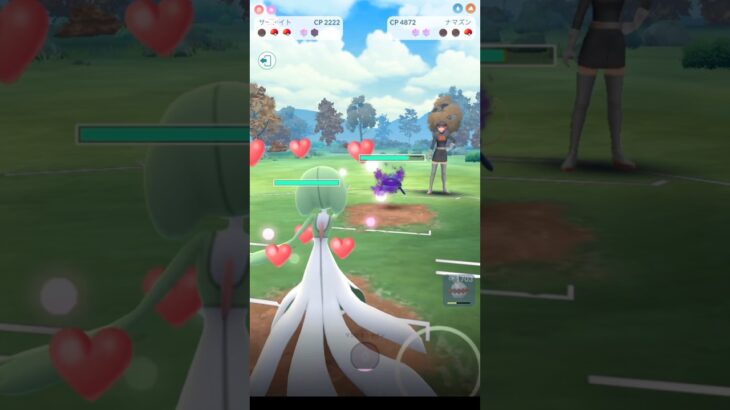 ポケモンバトル【ロケット団】ダークライからのサーナイト継投リレーポケモンGO #shorts @onepoke.