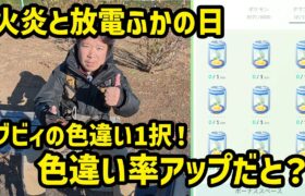 【ポケモンGO】狙うはブビィの色違い1択！火炎と放電ふかの日