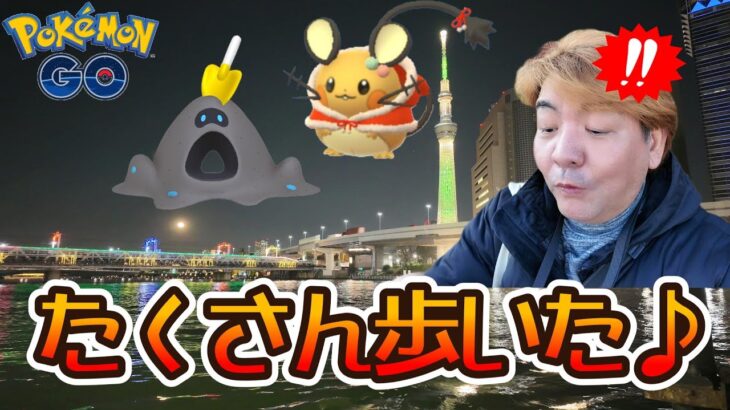 【ポケモンGO】たくさん歩いた♪　年末ホリデーパート1♪