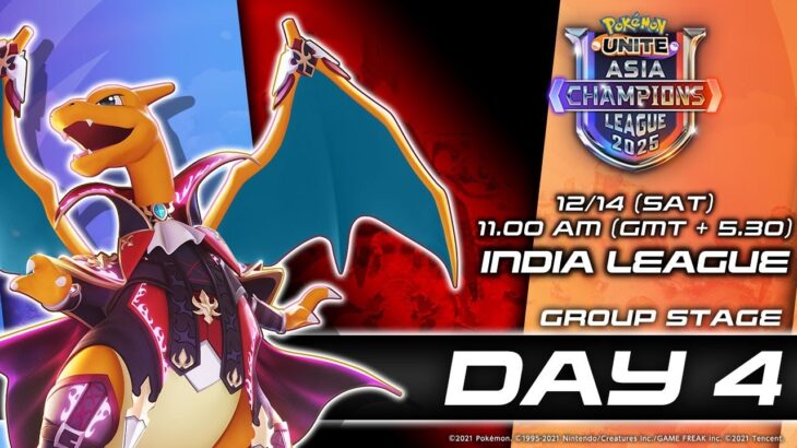 HINDI | Pokémon UNITE Asia Champions League 2025 India League Day 4