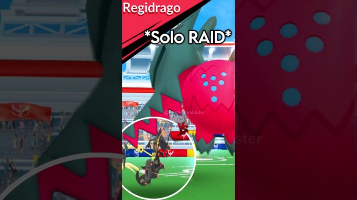 *SOLO* REGIDRAGO  raid in Pokémon GO.