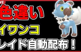 【ワンパン最速】色違いイワンコレイド自動配布！【ポケモンSV】#4