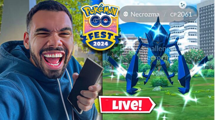 ULTRABEAST *SHINY* 🚨AO VIVO🚨 NECROZMA SAFADO VOLTOU! #pokemongo