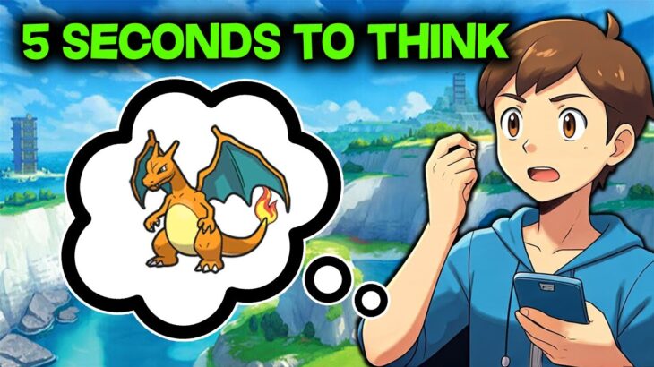 We Have 5 Seconds to Think of a Pokemon..Then we fight!