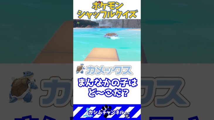 【#クイズ 】ポケモンシャッフル カメックス編【切り抜き】#shorts #ポケモンsv #pokemon #jpvtuber