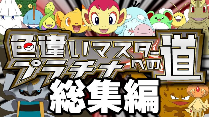 【総集編】色違いマスターへの道【ポケモンプラチナ】