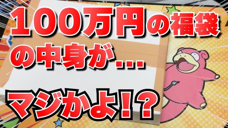 【福袋】ポケカ！これが夢の100万の福袋だ！？ #ポケモンカード #ポケカ #福袋