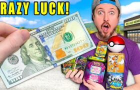 $100 Pokémon Card Challenge = 10 HITS IN DOLLAR GENERAL!