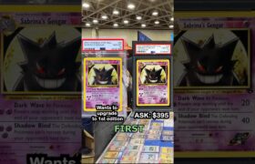 1st Ed. Sabrina’s Gengar Upgrade!Pokémon Vendor POV #pokemon #pokemoncards #negotiation #pokemontcg