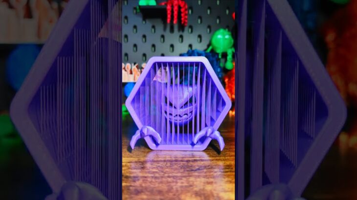 3D printed Floating Pokemon Gengar Suspended Haunter