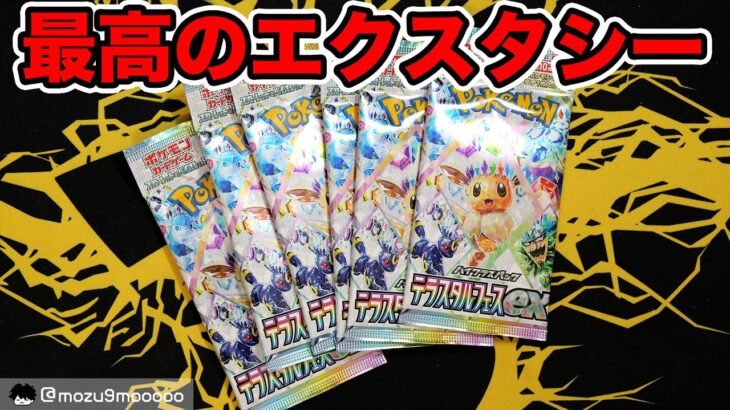 【ポケカ】6パックで最高のエクスタシーを味わう！ #ポケモンカード #ポケポケ #pokemoncards 　#テラスタルフェスex