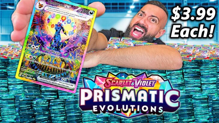 Biggest Prismatic Evolutions Pokemon Card Hunt Ever!