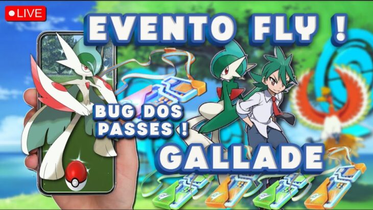 EVENTO FLY RAID GALLADE + BUG Dos PASSES MUITOS GRÁTIS | POKEMON GO FAKEGPS SEM BAN ? #pokemongolive