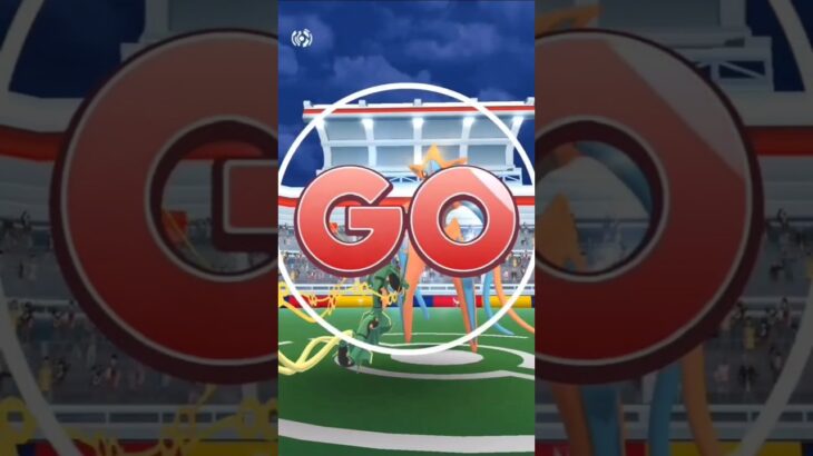 【ポケモンGO】メガレックウザ１体でデオキシスソロ討伐！　ポケモンGOレイド　#pokemon#pokemongo #shorts