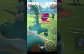 ポケモンGOディアルガ巨大MAXに見えるときギャラドス〜カイリューでドラゴン使い #shorts