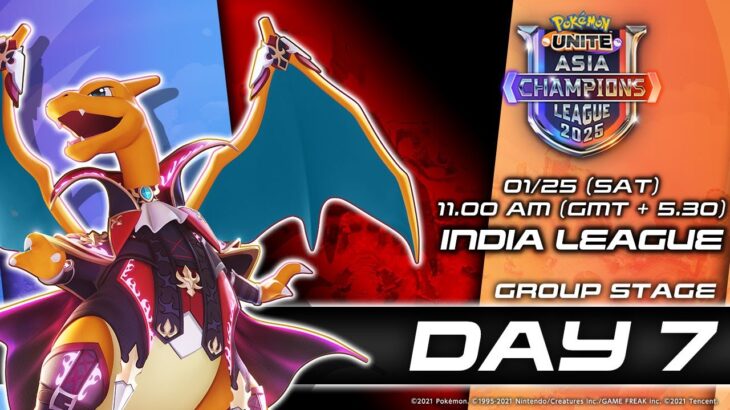 HINDI | Pokémon UNITE Asia Champions League 2025 India League Day 7