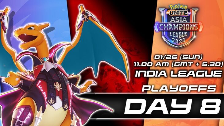 HINDI | Pokémon UNITE Asia Champions League 2025 India League Day 8