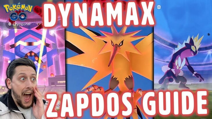 HOW to defeat *Zapdos Max Battles* in Pokemon GO