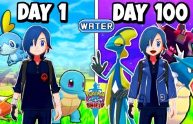 I Spend 100 Day With Only Water Type Pokemon in Pokemon Sword & Shield [ FULL POKEMON MOVIE ]