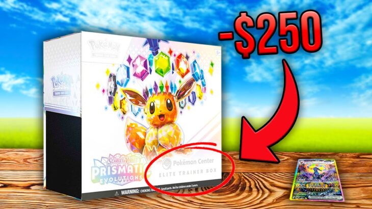 Opening $250 EXCLUSIVE Prismatic Evolutions Elite Trainer Box! (Worth It?)