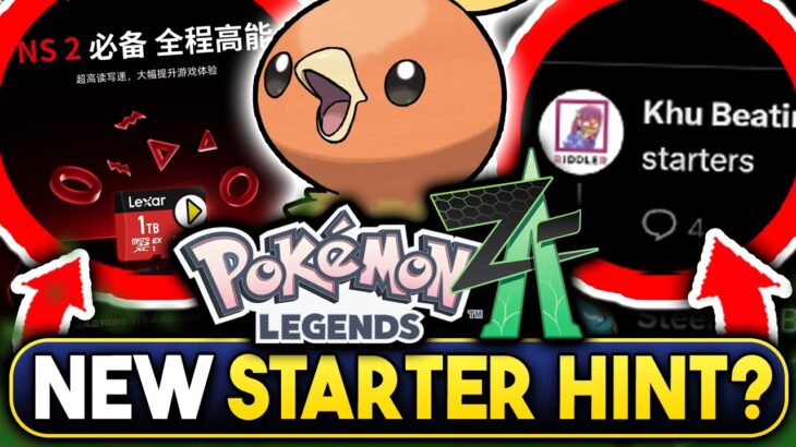 POKEMON NEWS! NEW LEGENDS Z-A STARTER HINTS FROM OLD LEAKER! NINTENDO SWITCH 2 UPDATES & MORE!