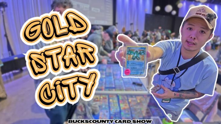 Pokemon Vendor POV | GOLD STAR CITY | Bucks County Card Show 11.17.24