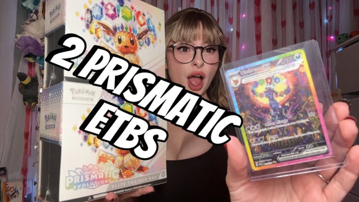 Prismatic Unboxing ETBs/ I 18 packs/ Chasing Umbreon/ pokemon/ soft spoken/