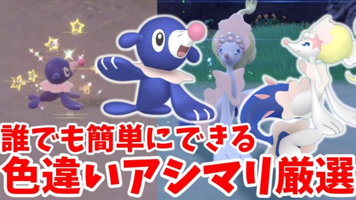 【ポケモンSV】色違いの美人アシレーヌを入手！誰でも簡単にできる色違いのアシマリ厳選方法まとめ【ポケモンスカーレットバイオレット・ゼロの秘宝】