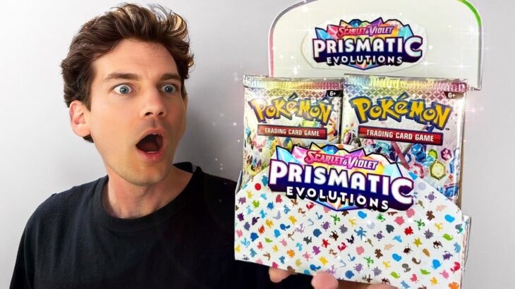 The Pokémon Prismatic Evolutions Booster Box