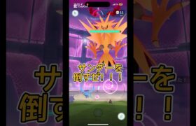 ダイマックスサンダーは一発で……？？#ポケモン #ポケモンgo #サンダー #ダイマックス