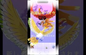 色違いシャドウホウオウを捕まえる、#ポケモンgo #pokemongo #shorts