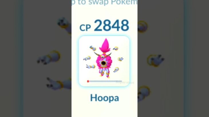 1 HP ✨Hoopa Grunt Badly in pokemon go #soparstart #pokemongo