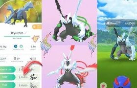 Black kyurem , White kyurem , Reshiram & Zekrom Raid invites – Pokémon go