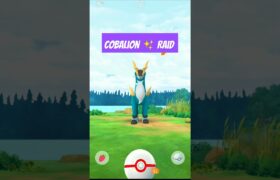 Cobalion Raid Pokemon Go#pokemongo #pokemongoraid #cobalion #pokemongoshorts