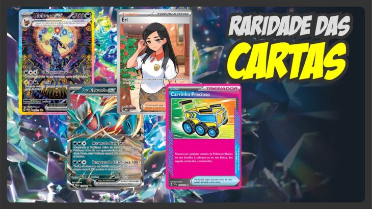 Como SABER a RARIDADE das ATUAIS CARTAS de POKÉMON TCG