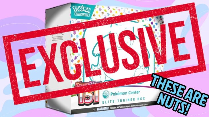 EXCLUSIVE Pokemon Products…