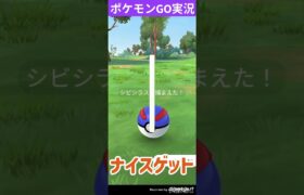 ポケモンGO実況💖シビシラスに勝負を挑んでみた🌟シビシラスゲットだぜ😀 #ポケモンgo #shorts #ショート