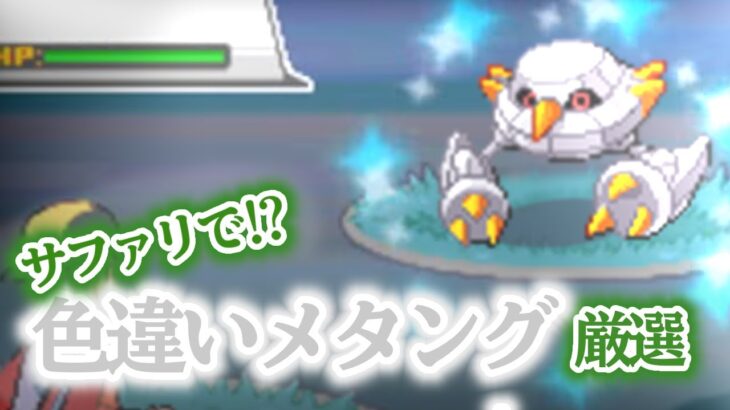 【ポケモンHGSS】超鬼畜！？サファリで色違いメタングを捕獲したい！ 7日目 14000~