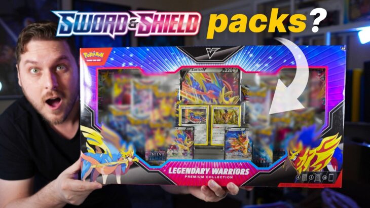 I Found this *Crazy* Pokémon Collection box w/ ALL SwSh Era Packs!! 🤯