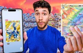 I Opened $500 in Real vs Virtual Pokémon Packs