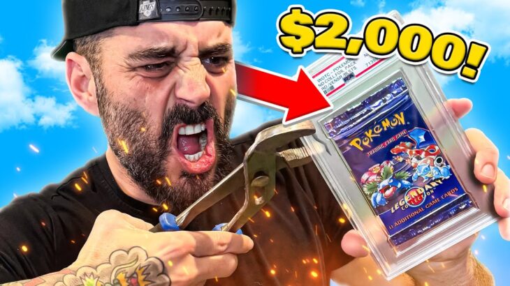 I Sawed Open This $2,000 Pack Of Pokemon Cards To See Whats Inside