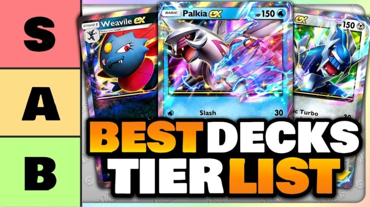 META TIER LIST – Ranking All The NEW BEST DECKS To Play!!! | Pokemon TCG Pocket