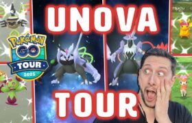 Pokemon GO Tour Unova LA! WE GOT THEM ALL! *Black & White Kyurem* Shiny Sigilyph & Deerling!