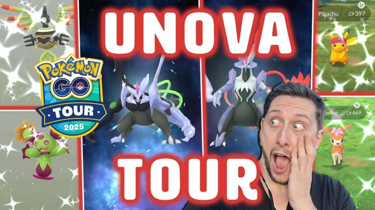 Pokemon GO Tour Unova LA! WE GOT THEM ALL! *Black & White Kyurem* Shiny Sigilyph & Deerling!