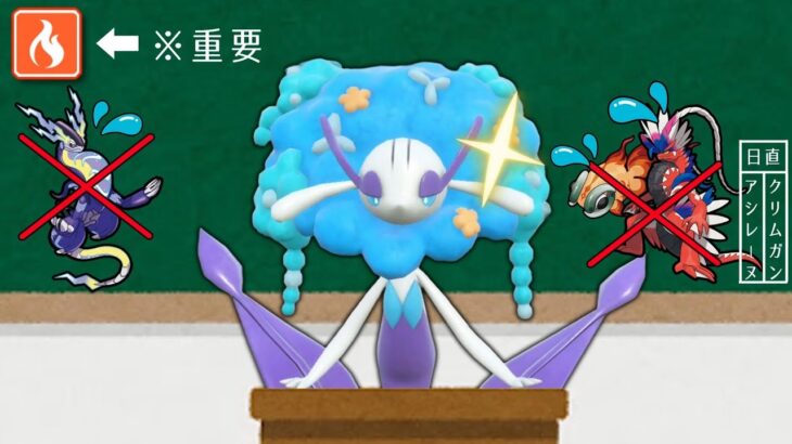 【ポケモンSV】ミライコライどちらの構築にも出せるようにした欲張り型フラージェスさん！【スカーレットバイオレット】