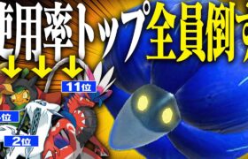 伝説環境で多いポケモン達を完全対策！キラフロルが構築の穴を完全に埋めました。【ポケモンSV】